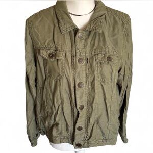 Tahari green Utility Jacket for Women